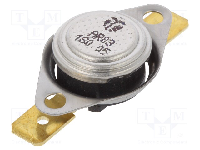 Sensor: thermostat; Output conf: SPST-NC; 180°C; 16A; 250VAC; ±5°C