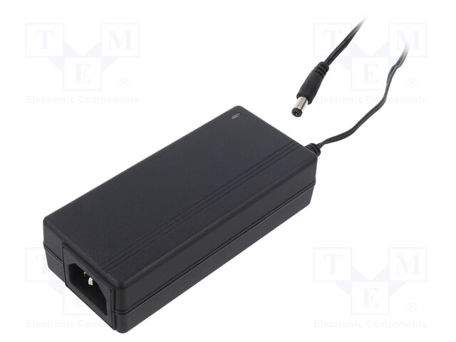 Power supply: switched-mode; 24VDC; 2.5A; Out: 5,5/2,1; 60W; 87.91%