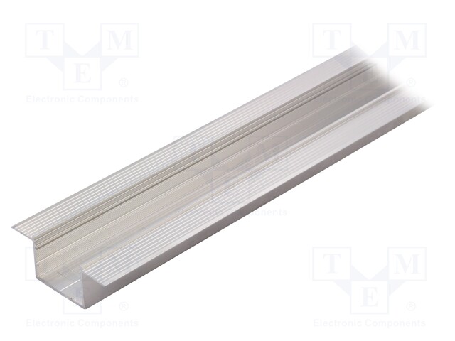 Profiles for LED modules; recessed; natural; L: 1m; aluminium