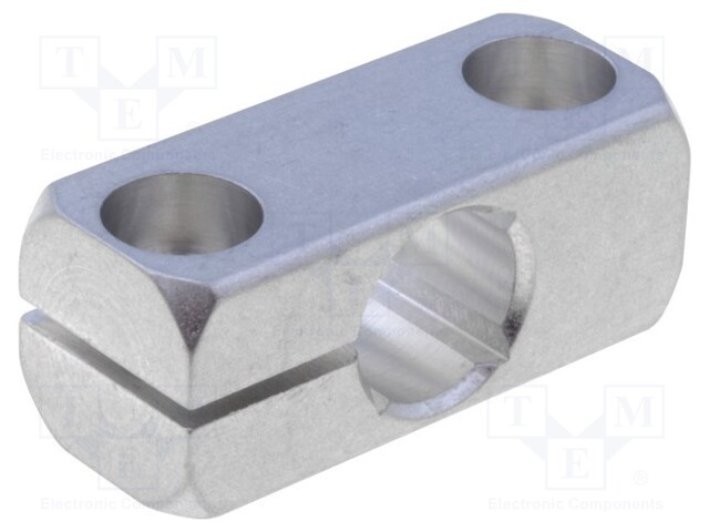 Mounting coupler; D: 16mm; W: 20mm; H: 20mm; L: 45mm; aluminium