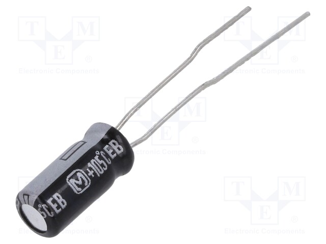 Electrolytic Capacitor, 4.7 µF, 63 V, EB Series, ± 20%, Radial Leaded, 5000 hours @ 105°C