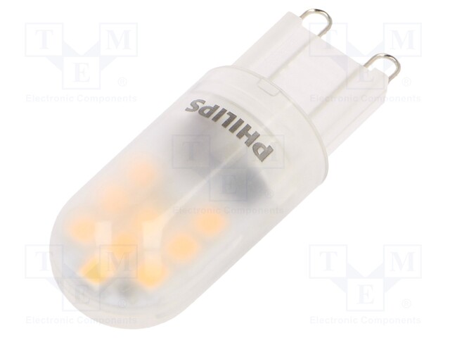 LED lamp; warm white; G9; 230VAC; 204lm; 1.9W; 2700K; CRImin: 80