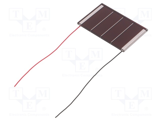 Photovoltaic cell; outdoor; 50.1x33.1x1.8mm; 7.3g; 87.56mW; 2.6V