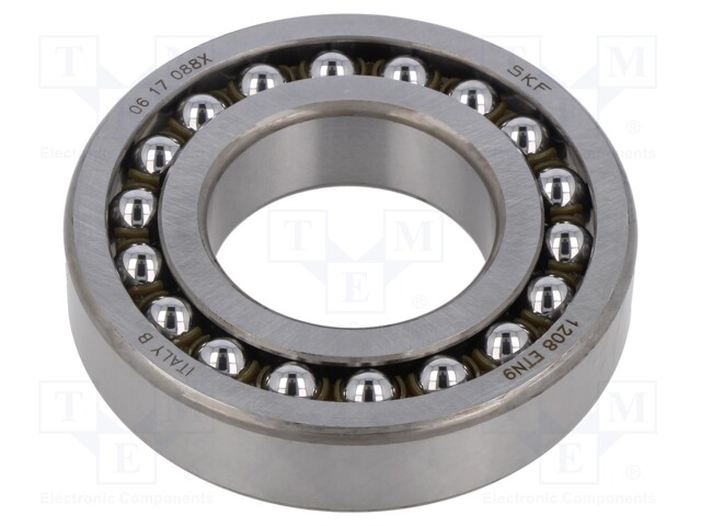 Bearing: double row ball; self-aligning; Øint: 40mm; Øout: 80mm