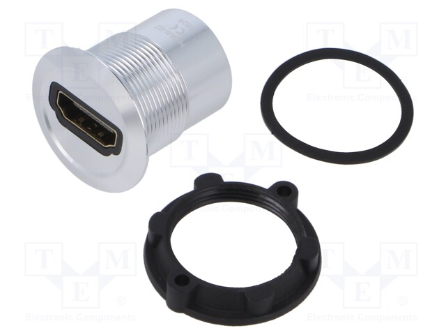 Adapter; for panel mounting,rear side nut; Thread: M22; 1÷10mm