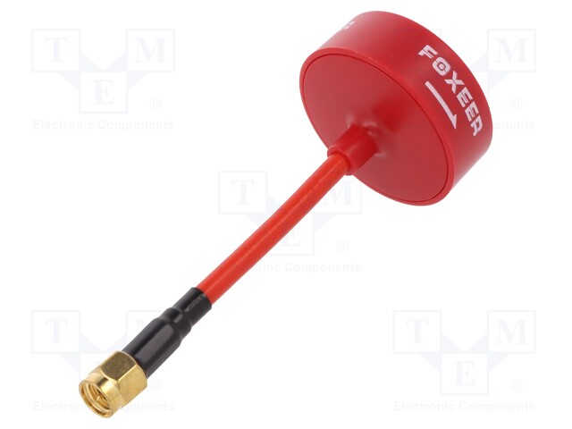 Antenna; red; 12g; SMA; 5.8GHz; 35x105mm; 50Ω; Antenna: WiFi; 3dBi