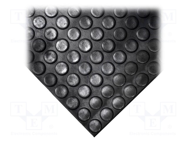 Anti fatigue mat; Width: 1.2m; L: 10m; Mat: nitryl; Colour: black