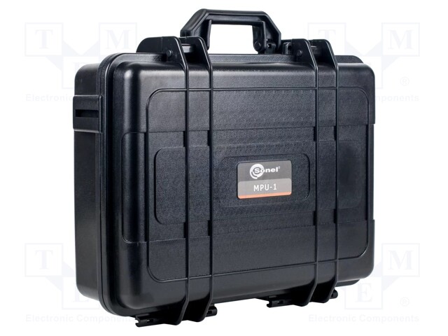 Hard carrying case; MPU-1-PL; Colour: black; Mat: plastic; 1pcs.