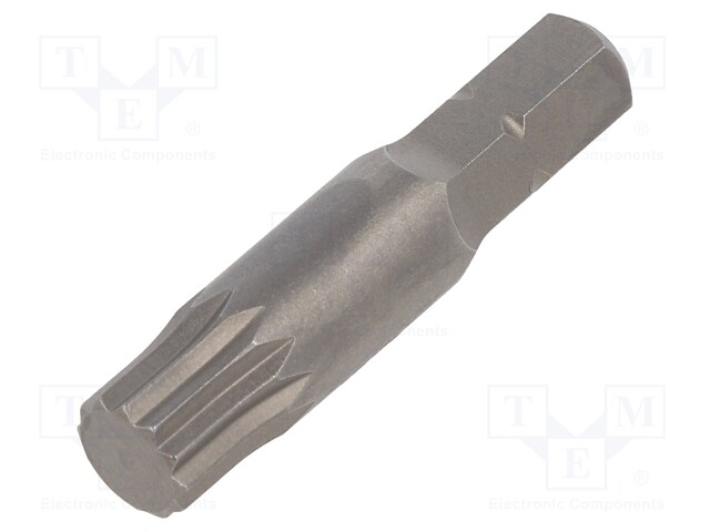 Screwdriver bit; spline (12-angles); XZN M8; Overall len: 35mm