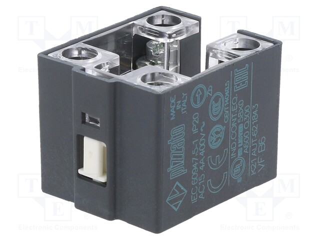 Contact block; NO + NC; 10A; max.400VAC; max.250VDC; -40÷80°C