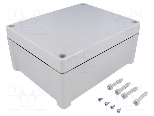 Enclosure: multipurpose; X: 191mm; Y: 240mm; Z: 107mm; TEMPO; ABS