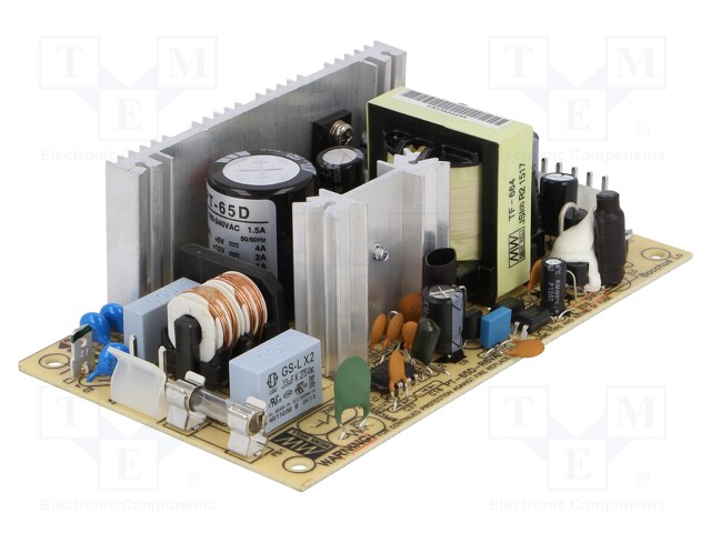 Power supply: switched-mode; 68W; 120÷370VDC; 90÷264VAC; OUT: 3