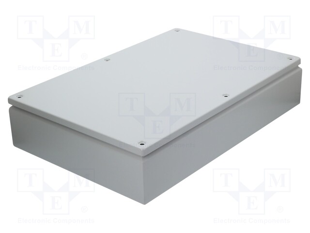 Enclosure: multipurpose; X: 400mm; Y: 600mm; Z: 120mm; KL; light grey