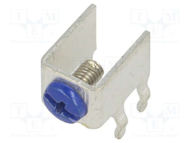 Terminal: screw terminal; THT,screw terminal; blue; 7.5x5mm