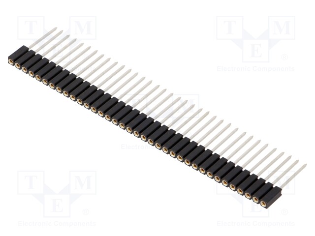 Socket; pin strips; female; PIN: 36; straight; 2.54mm; THT; 1x36