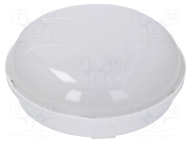 Lamp: lighting fixture; PANDA; polycarbonate; E27; IP65; Ø: 280mm