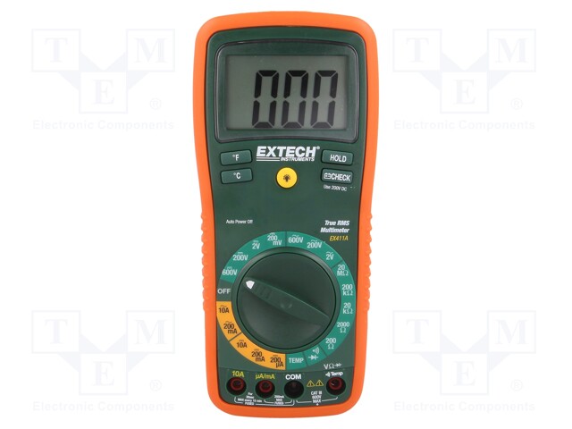 Digital multimeter; LCD (2000); VDC: 0,1m÷200m/2/200/1000V