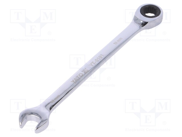 Key; combination spanner,with ratchet; 10mm