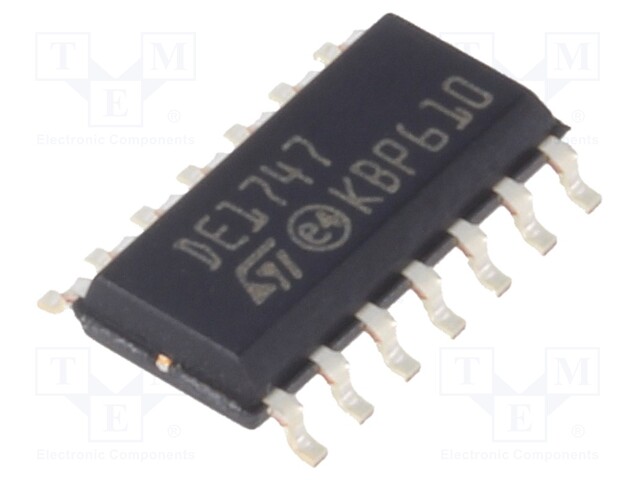 Driver; high-side,comparator; 1A; Channels: 1; 10÷45V; SO14