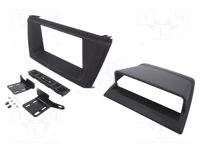 Radio mounting frame; BMW; 2 DIN; black