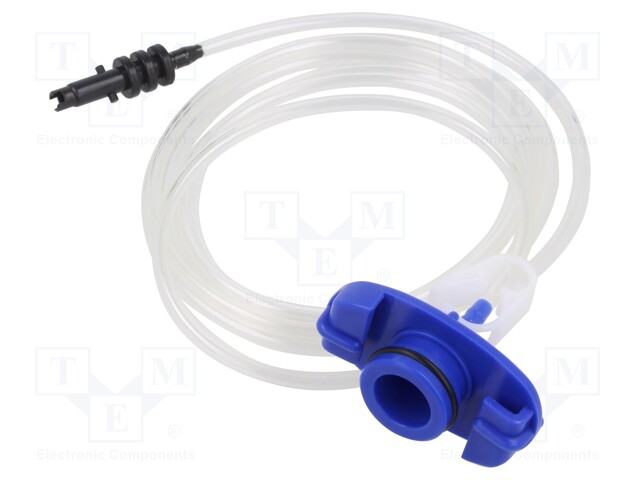 Syringe adapter; blue; 500