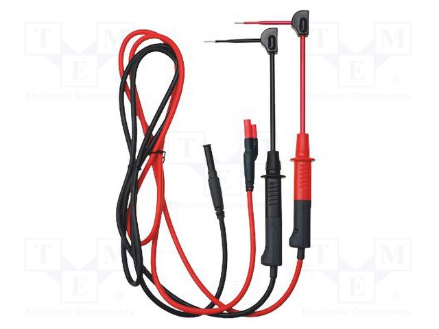 Set of test leads; Colour: black,red