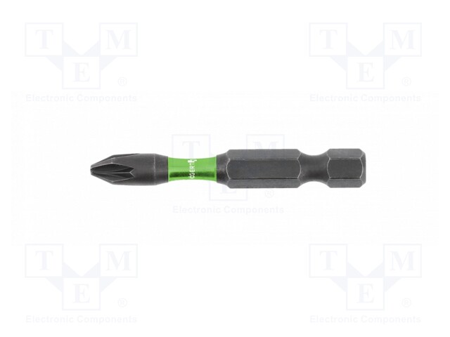 Screwdriver bit; Pozidriv®; PZ0; Overall len: 50mm; 2pcs.