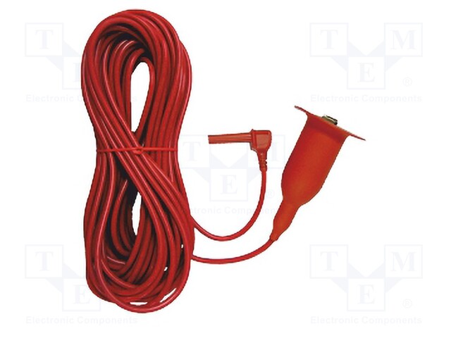 Test lead; Len: 15m; red