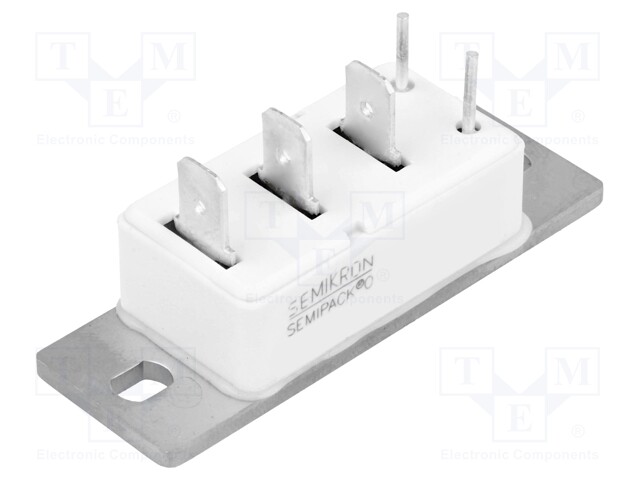 Module: thyristor; double series; 1.6kV; 15A; A1; SEMIPACK0; screw