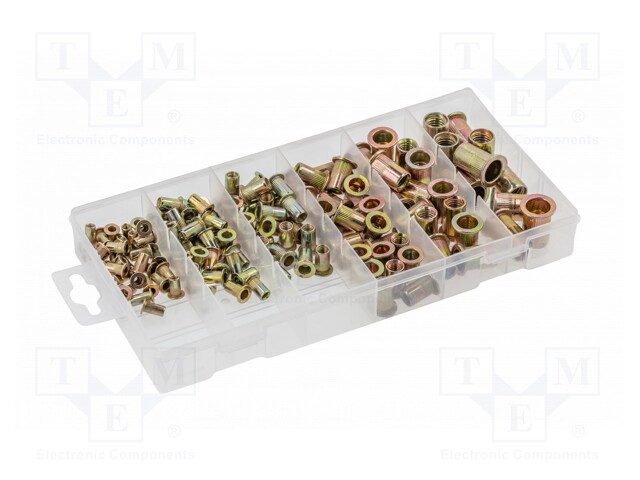 Rivet nuts set; 150pcs.