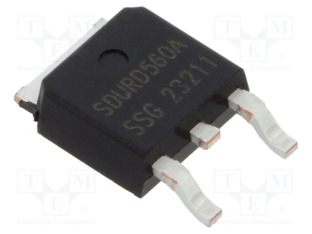 Diode: rectifying; SMD; 600V; 5A; 35ns; DPAK; Ufmax: 1.7V; Ir: 5uA