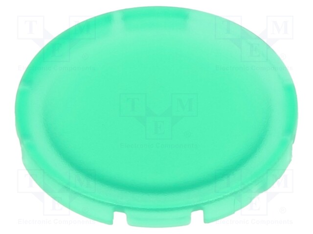 Actuator lens; 22mm; RMQ-Titan; Colour: green