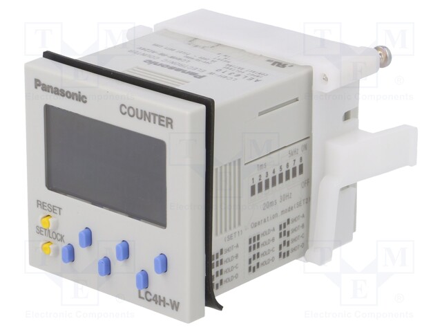 Counter: electronical; 2x LCD; pulses; 999999; SPST-NO; PIN: 11