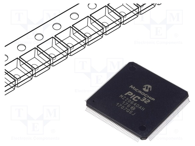 PIC microcontroller; Memory: 2048kB; SRAM: 640kB; 2.2÷3.6VDC; SMD