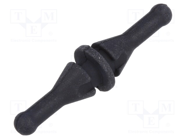 Fastener for fans and protections; Ømount.hole: 5mm; black