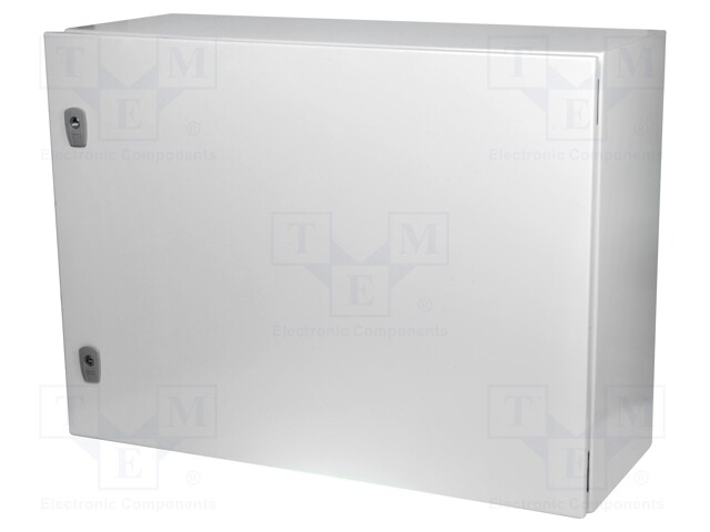 Enclosure: multipurpose; X: 600mm; Y: 800mm; Z: 300mm; CS; steel; grey