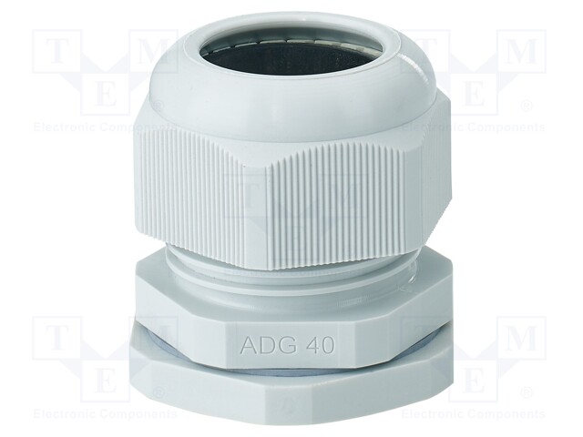 Cable gland; M40; 1.5; IP66; polyamide; light grey