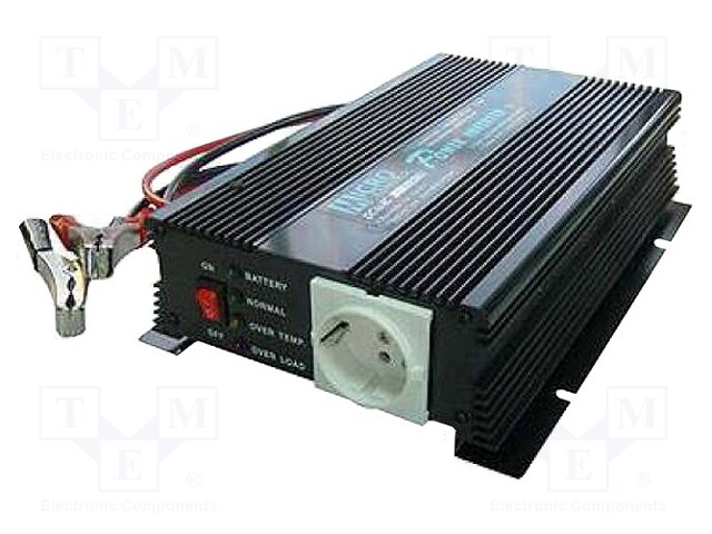 Power supply: emergency supply system; 600W; 280x200x75mm; 3.7kg