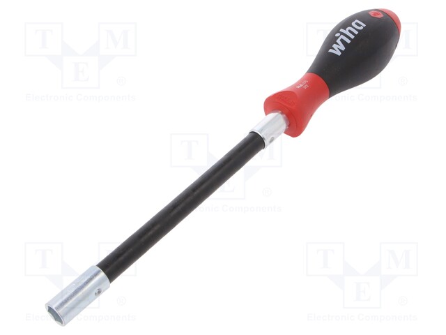 Screwdriver; hex socket; with flexible shaft; Overall len: 293mm