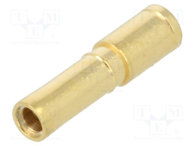 Contact, M300 Series, Socket, Crimp, 22 AWG, Gold Plated Contacts