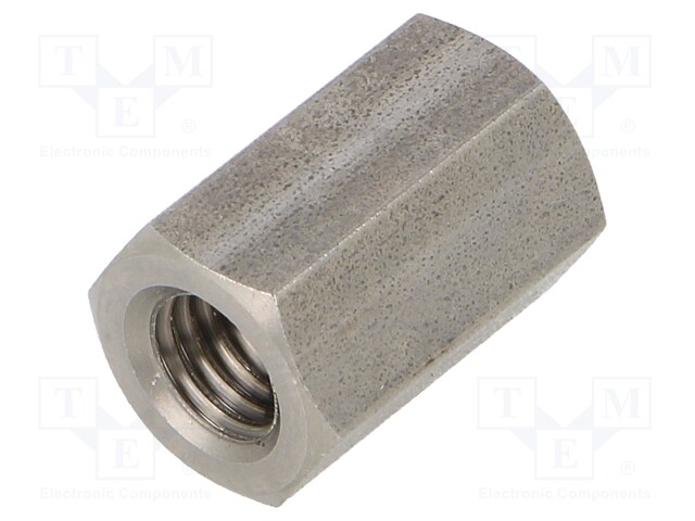 Screwed spacer sleeve; Int.thread: M8; 20mm; hexagonal