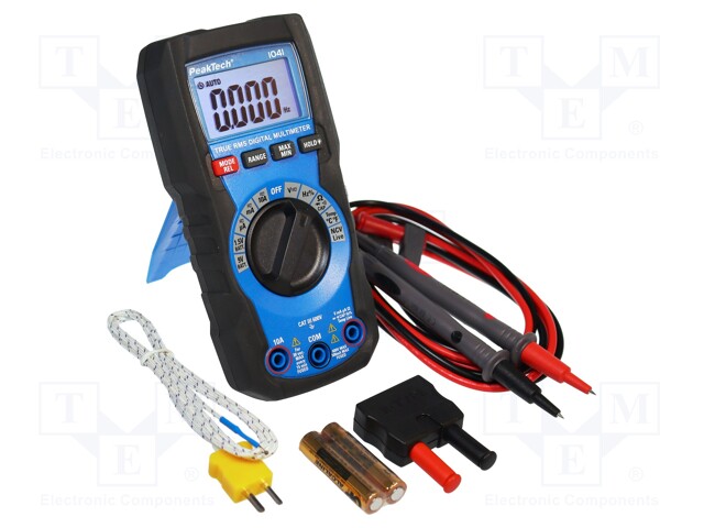 Digital multimeter; LCD 3,75 digit (4000),with a backlit