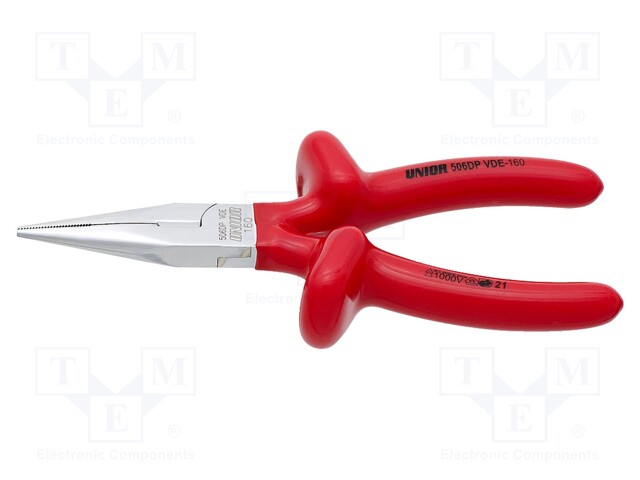 Pliers; half-rounded nose