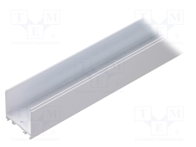 Profiles for LED modules; surface; white; L: 2m; aluminium