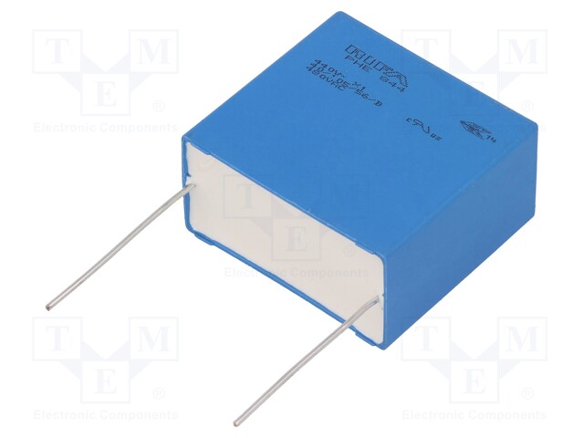 Capacitor: polypropylene; X1; 2.2uF; 480VAC; ±20%; THT; -40÷105°C