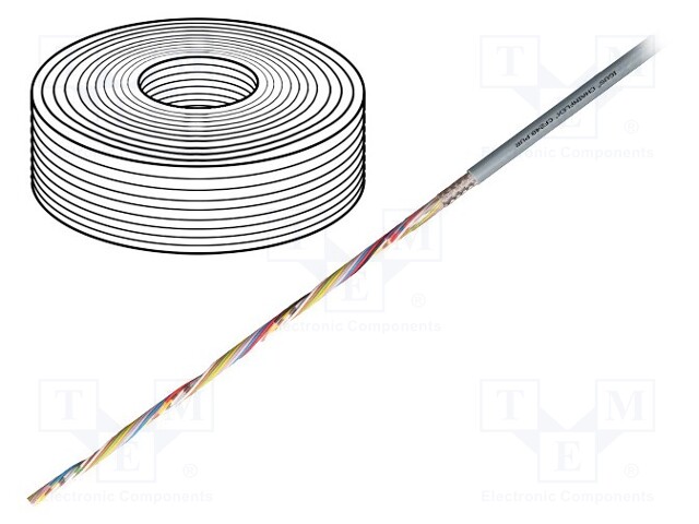 Wire: data transmission; chainflex® CF240.PUR; 5x0,25mm2; PUR