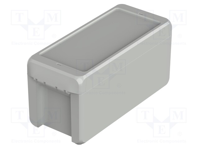 Enclosure: multipurpose; X: 80mm; Y: 191mm; Z: 90mm; BOCUBE; ABS; grey