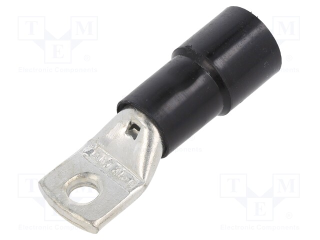 Tip: ring tube; M6; Ø: 6.4mm; 35mm2; crimped; for cable; insulated