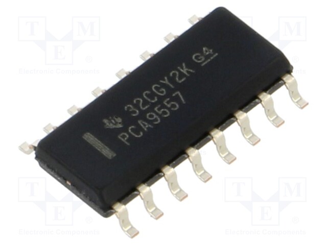 IC: interface; I/O expander; 2.3÷5.5VDC; I2C,SMBus; SMD; SOIC16