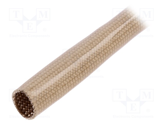 Insulating tube; beige; -30÷155°C; Øint: 1mm; L: 200m; 5kV/mm